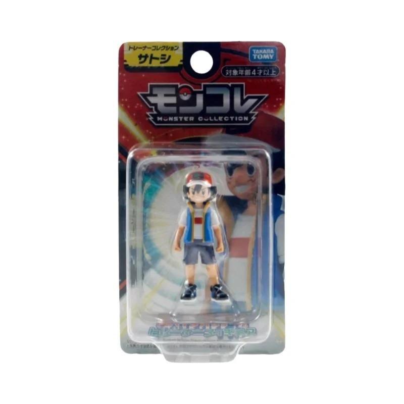 Figuras De Ação Do Treinador Pokémon Ash Ketchum, Leon, Cynthia E